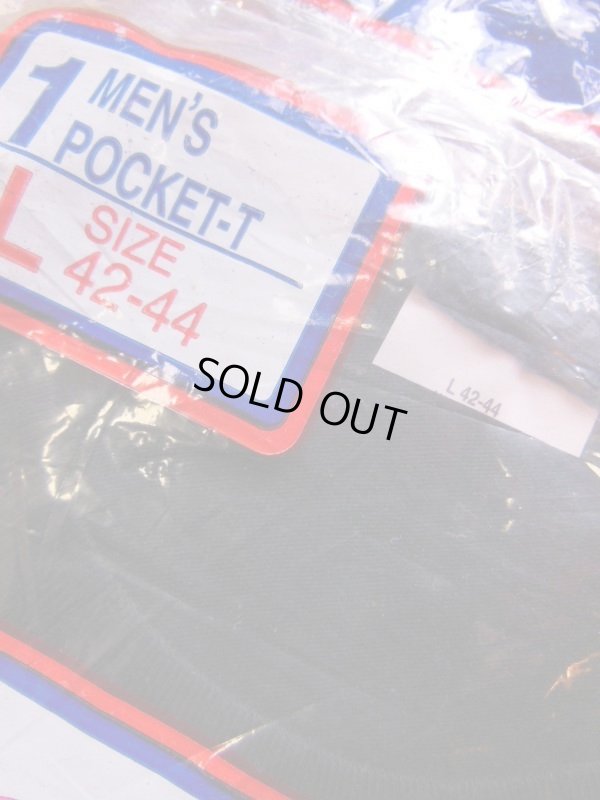 画像3: 1990'S DEADSTOCK NIP BLOOPERS! POCKET-TEE/MADE IN U.S.A./黒/SZ/L42-44