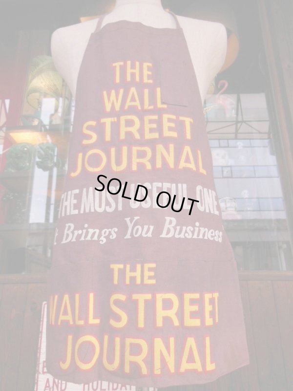 画像9: THE WALL STREET JOURNAL ADVERTISING BROWN DUCK APRON 　 