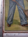 画像7: 1920'S BARTEL WORK CLOTHES ADVERTISING CARDBOARD SIGN  