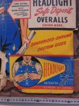 画像10: 1940'S HEADLIGHT ADVERTISING CARDBOARD SIGN  