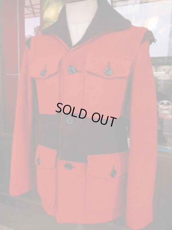 画像5: 1930'S CARS MACKINAW BELTED BACK WOOL COAT SZ/36