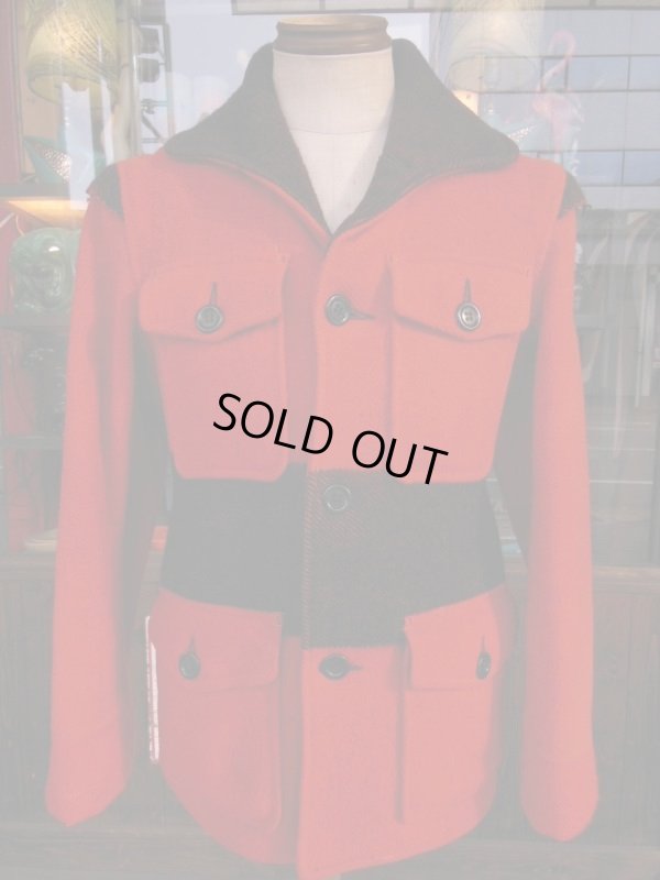 画像4: 1930'S CARS MACKINAW BELTED BACK WOOL COAT SZ/36