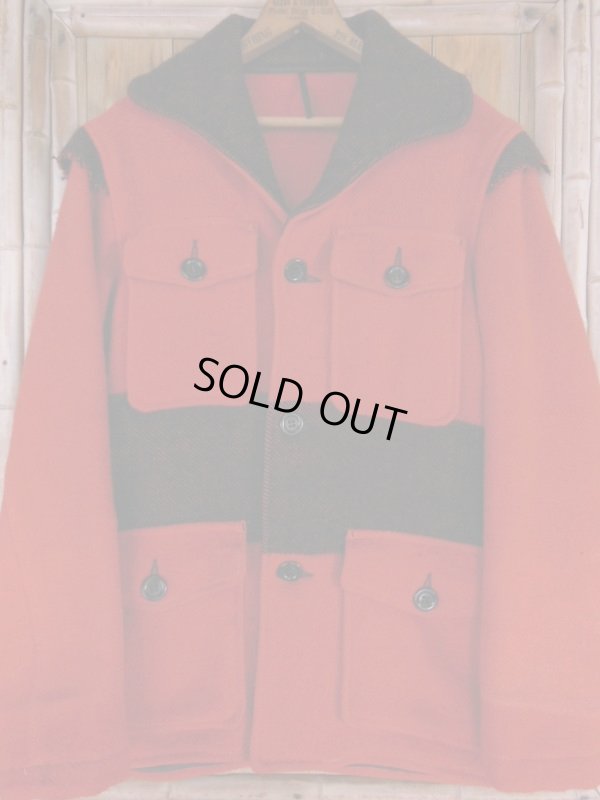 画像10: 1930'S CARS MACKINAW BELTED BACK WOOL COAT SZ/36