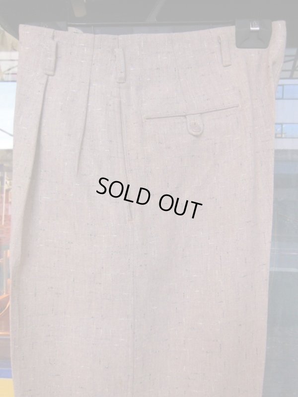 画像6: 1950'S UNKNOWN FLECK TWEED WOOL SLACKS SIZE/36X33