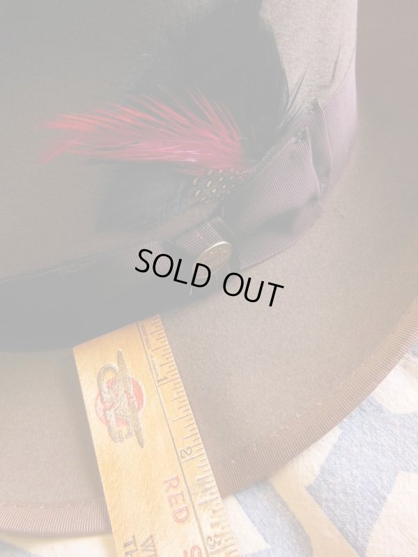 画像18: NEW  STETSON WHIPPET WOOL FEDORA HAT/CAMEL/7-3/8 (59cm) 新品 ステットソン ウィペット