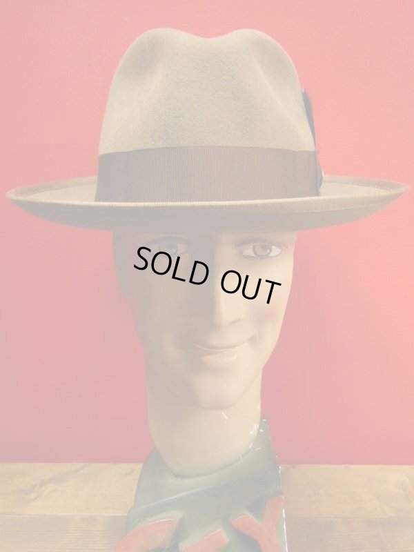 画像11: NEW  STETSON WHIPPET WOOL FEDORA HAT/CAMEL/7-3/8 (59cm) 新品 ステットソン ウィペット