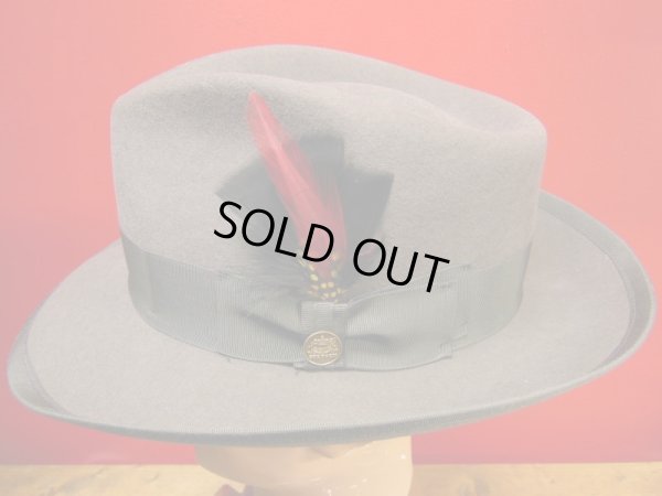 画像17: NEW  STETSON WHIPPET WOOL FEDORA HAT/CARIBOU/7-3/8 (59cm) 新品 ステットソン ウィペット