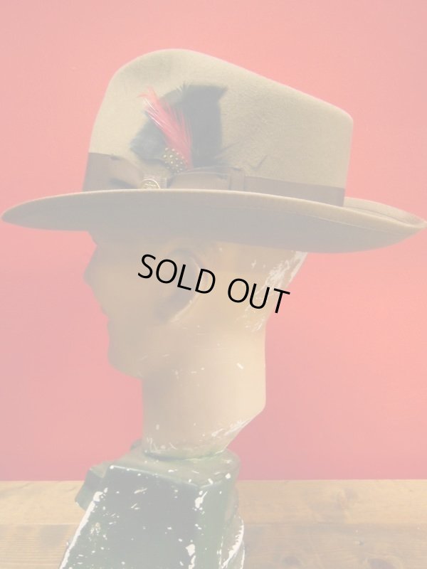 画像6: NEW  STETSON WHIPPET WOOL FEDORA HAT/CAMEL/7-3/8 (59cm) 新品 ステットソン ウィペット