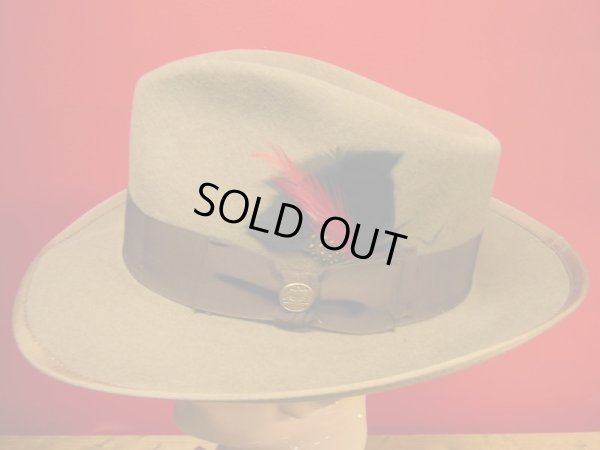 画像19: NEW  STETSON WHIPPET WOOL FEDORA HAT/CAMEL/7-3/8 (59cm) 新品 ステットソン ウィペット
