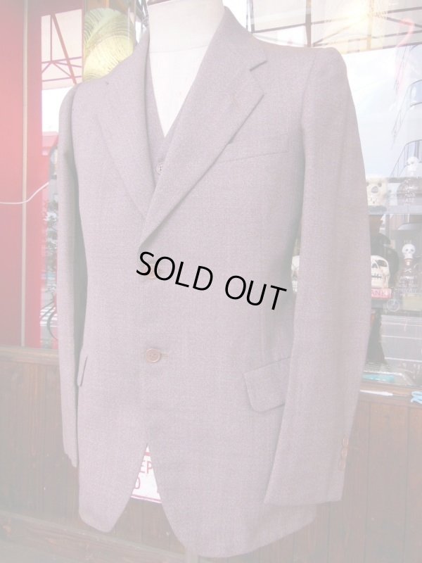 画像12: 1930'S DEADSTOCK 3 PIECE WOOL SINGLE BREAST SUIT SZ/37/W31