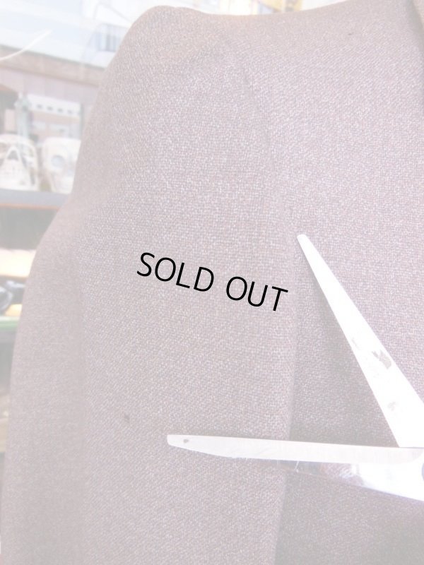 画像20: 1930'S DEADSTOCK 3 PIECE WOOL SINGLE BREAST SUIT SZ/37/W31