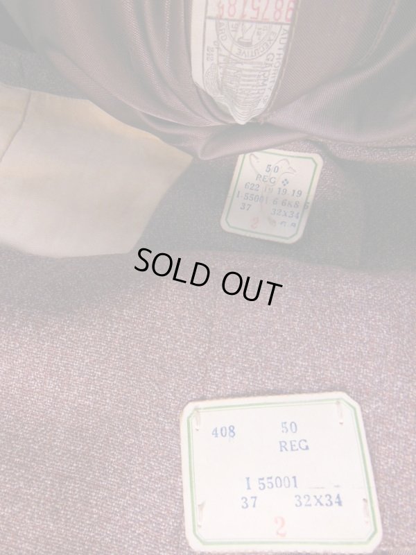 画像6: 1930'S DEADSTOCK 3 PIECE WOOL SINGLE BREAST SUIT SZ/37/W31