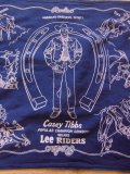 1950'S LEE RIDERS/CASEY TIBBS NAVY BLUE BANDANA