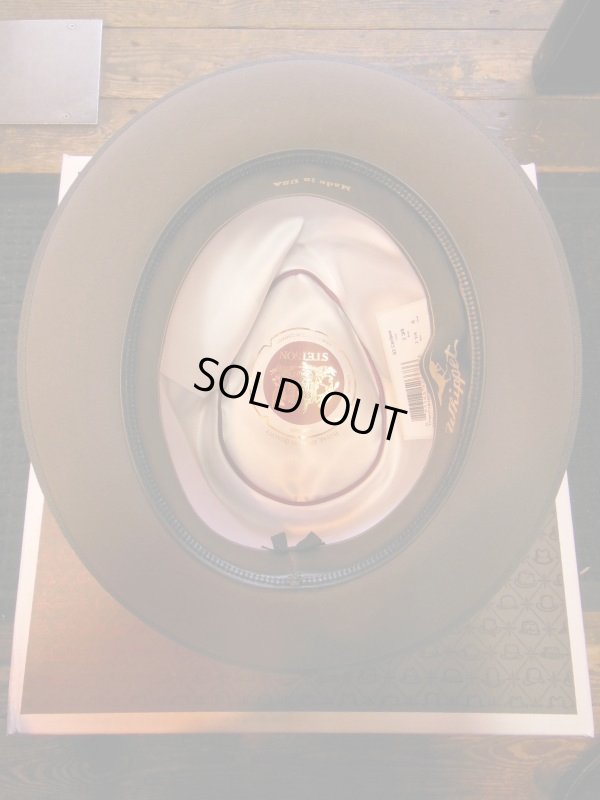 画像3: NEW STETSON ROYAL DELUXE WHIPPET WOOL FEDORA HAT/CARIBOU/7-1/4 (58cm) 新品箱付 ステットソン ウィペット