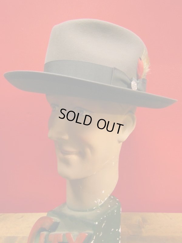 画像9: NEW STETSON ROYAL DELUXE WHIPPET WOOL FEDORA HAT/CARIBOU/7-1/4 (58cm) 新品箱付 ステットソン ウィペット