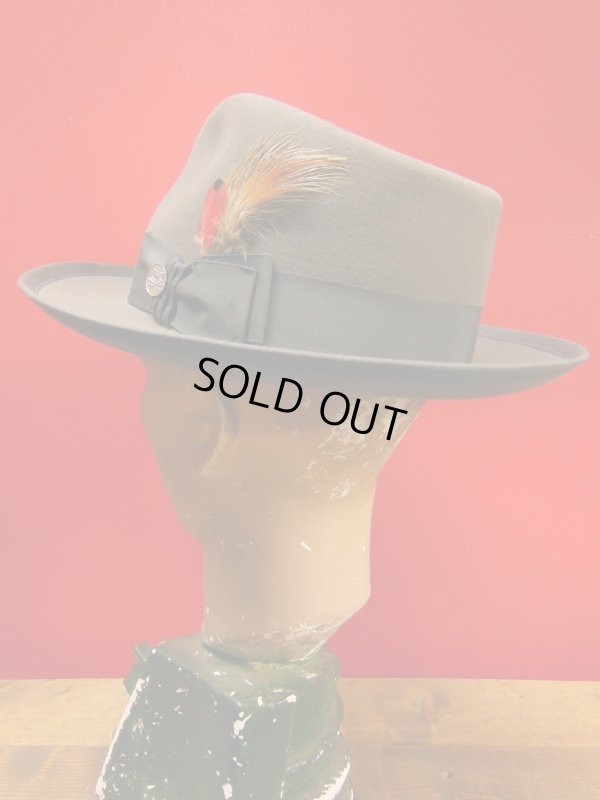 画像12: NEW STETSON ROYAL DELUXE WHIPPET WOOL FEDORA HAT/CARIBOU/7-1/4 (58cm) 新品箱付 ステットソン ウィペット