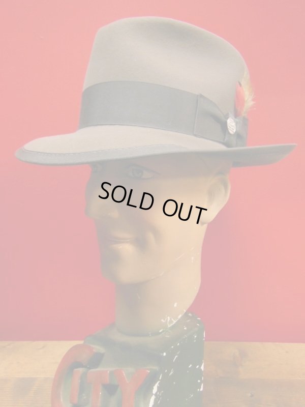 画像8: NEW STETSON ROYAL DELUXE WHIPPET WOOL FEDORA HAT/CARIBOU/7-1/4 (58cm) 新品箱付 ステットソン ウィペット