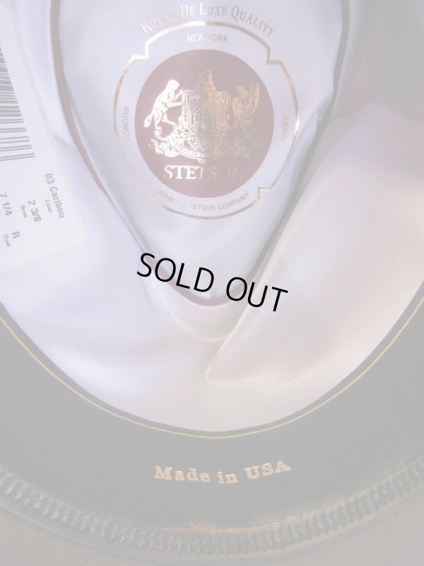 画像18: NEW STETSON ROYAL DELUXE WHIPPET WOOL FEDORA HAT/CARIBOU/7-1/4 (58cm) 新品箱付 ステットソン ウィペット