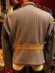 画像16: 1940'S UNKNOWN WOOL X LEATHER TWO TONE SPORTS JACKET SZ/38