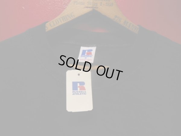 画像4: 1990'S NOS RUSSEL ATHLETIC LS TEE/米国製生地使用エルサルバドル製/黒/SZ/Ｍ/デッドストック ロンT