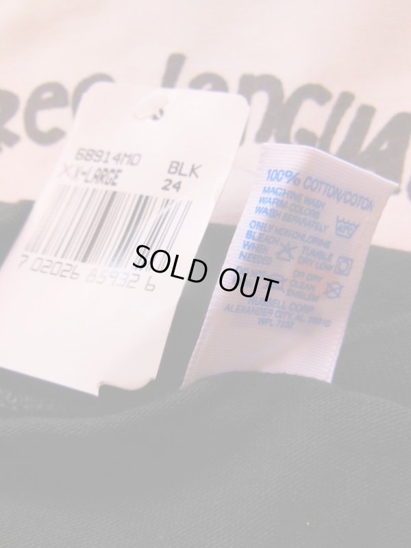 画像5: 1990'S NOS RUSSEL ATHLETIC LS TEE/米国製/黒/SZ/ＸL/デッドストック ロンT
