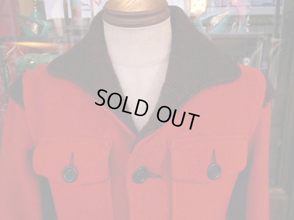 画像16: 1930'S CARS MACKINAW BELTED BACK WOOL COAT SZ/36