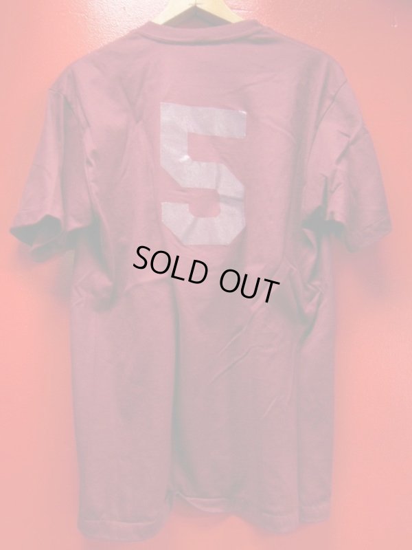 画像11: 1980'S NOS SOFFE SAM & JOE'S BAR TEE/米国製/バーガンディー/SZ/L/背面ナンバリング/5