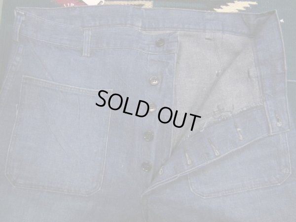 画像18: 1961'S USED U.S.NAVY DENIM DUNGAREE PANTS SIZE/33X33