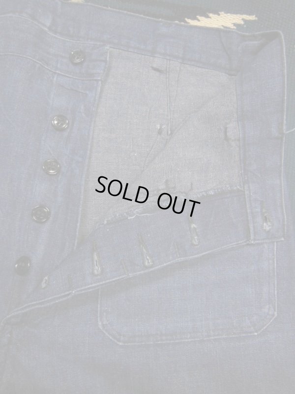 画像3: 1961'S USED U.S.NAVY DENIM DUNGAREE PANTS SIZE/33X33