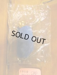 155/青染70mm/1950'S NOS LUCKY RABBIT FOOT CHARM/ビンテージ ラビットフット