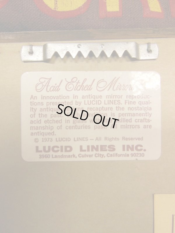 画像4: 1970'S J.C.PENNEY CO. WOOD FRAMED MIRROR