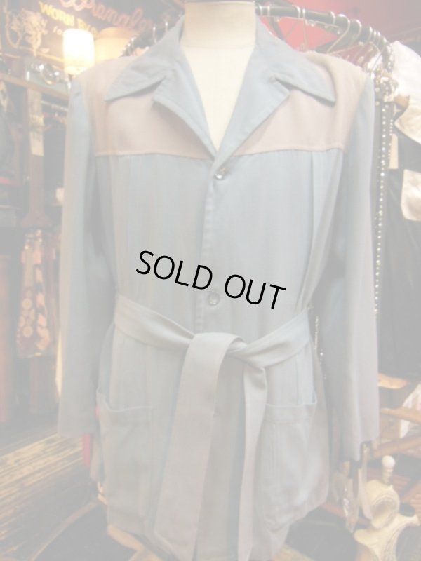 画像6: 1950'S Academy Sportswear BELTED TWO TONE HOLLYWOOD JACKET/42 