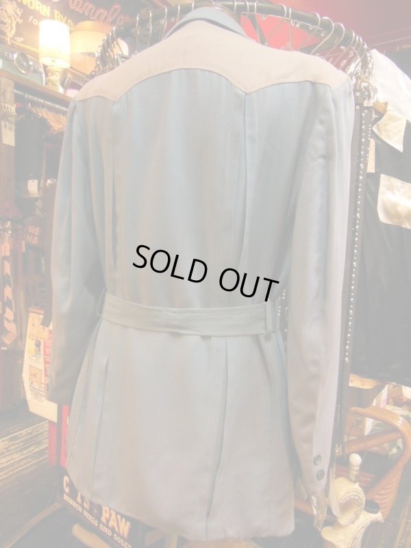 画像9: 1950'S Academy Sportswear BELTED TWO TONE HOLLYWOOD JACKET/42 