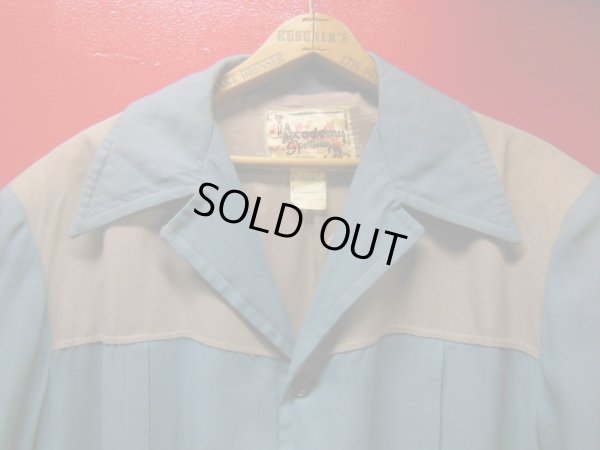 画像18: 1950'S Academy Sportswear BELTED TWO TONE HOLLYWOOD JACKET/42 