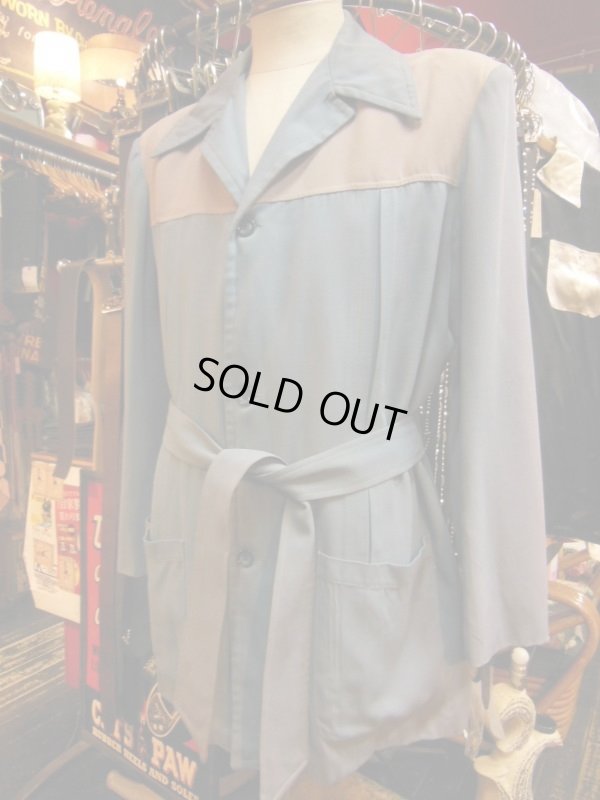 画像7: 1950'S Academy Sportswear BELTED TWO TONE HOLLYWOOD JACKET/42 