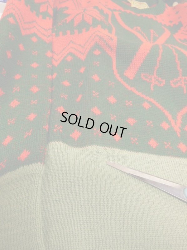 画像14: 1940'S WELGRUME SKI AND SNOWFLAKE WOOL JACQUARD SWEATER 