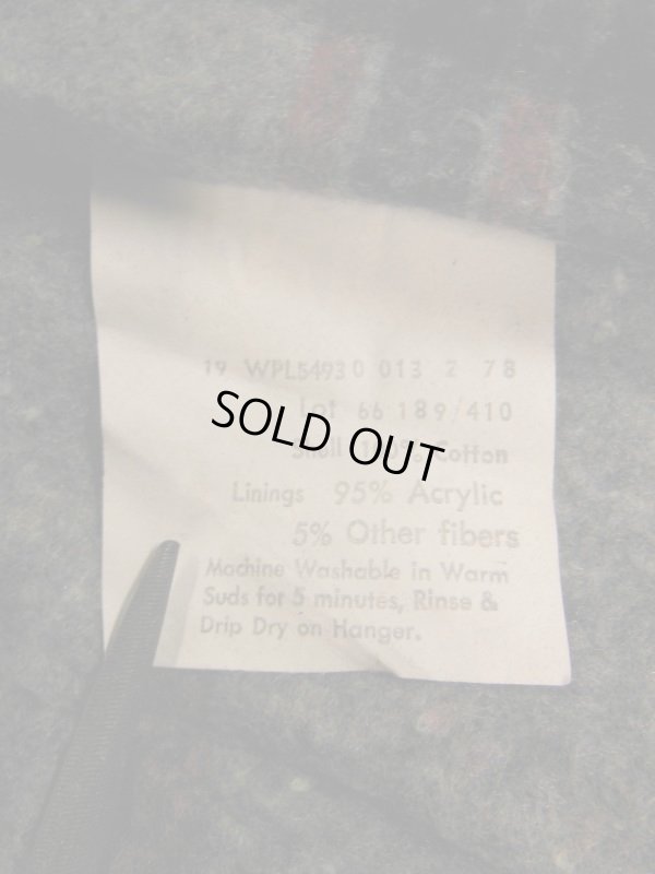 画像5: 1960'S〜 DEADSTOCK DEE CEE BLANKET LINED DENIM WORK JACKET/40 