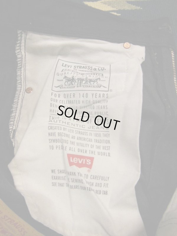 画像7: 1990'S DEADSTOCK LEVI'S 505 BLACK/MADE IN U.S.A./SIZE/32X30