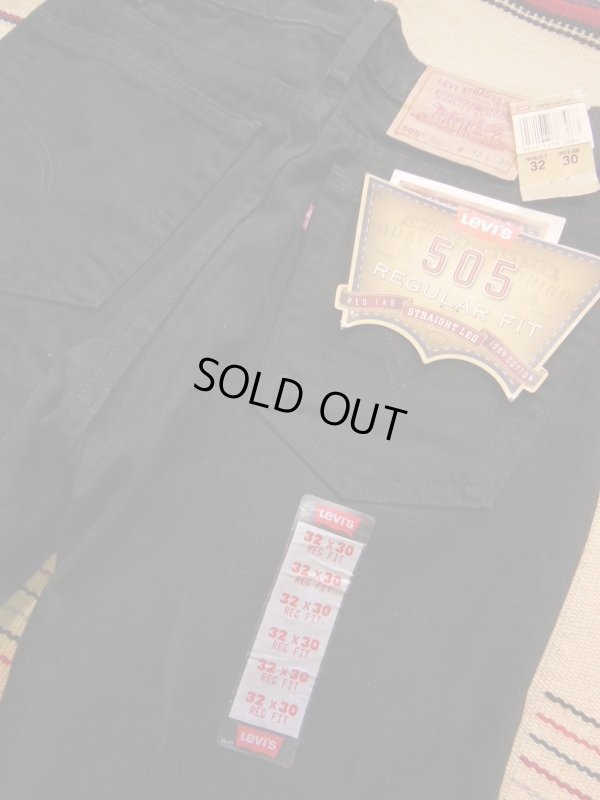 画像13: 1990'S DEADSTOCK LEVI'S 505 BLACK/MADE IN U.S.A./SIZE/32X30