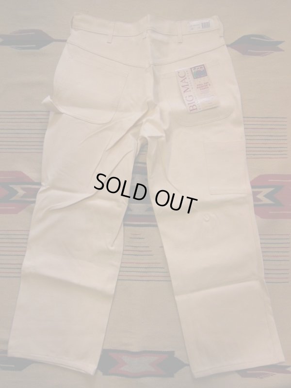 画像10: 1980'S DEADSTOCK BIG MAC UNBREACHED COTTON PAINTER PANTS SZ/36X30