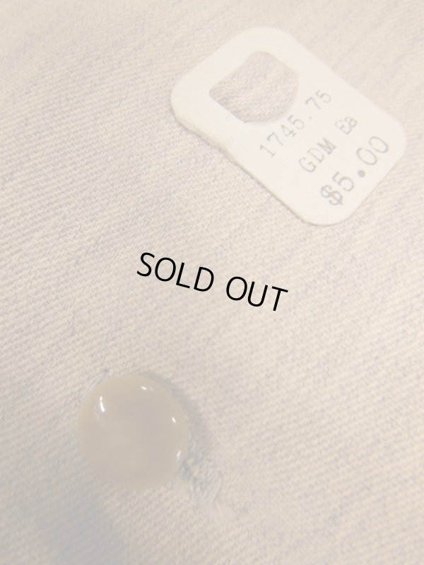 画像4: 1950'S DEADSTOCK ART VOGUE FLECK BEIGE RAYON SHIRT SZ/L