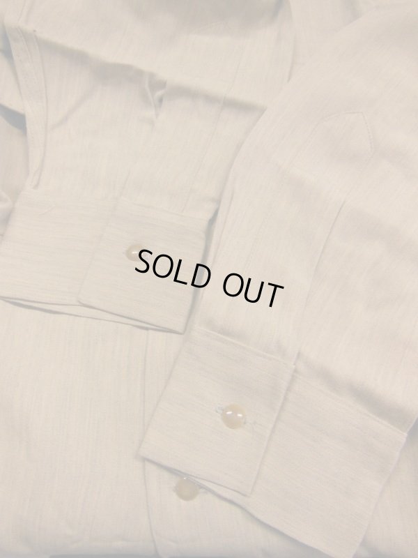 画像8: 1950'S DEADSTOCK ART VOGUE FLECK BEIGE RAYON SHIRT SZ/L