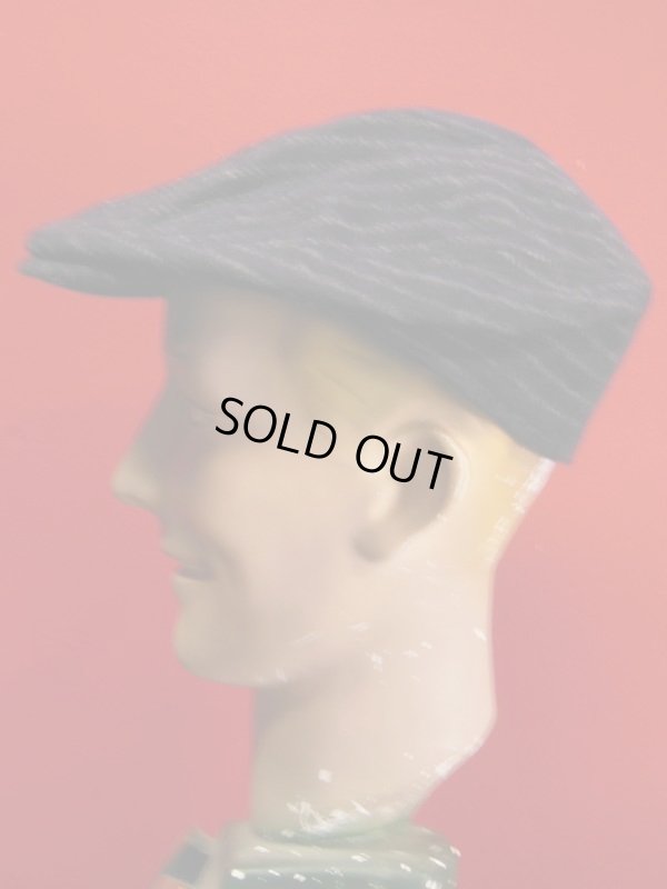 画像5: 米国製 NEW YORK HAT X WOOLRICH PINSTRIPE 1900/NAVY/ハンチングキャップ/L