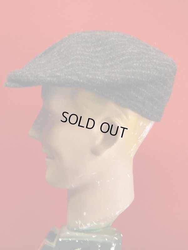 画像5: 米国製 NEW YORK HAT X WOOLRICH PINSTRIPE 1900/BLACK/ハンチングキャップ/L