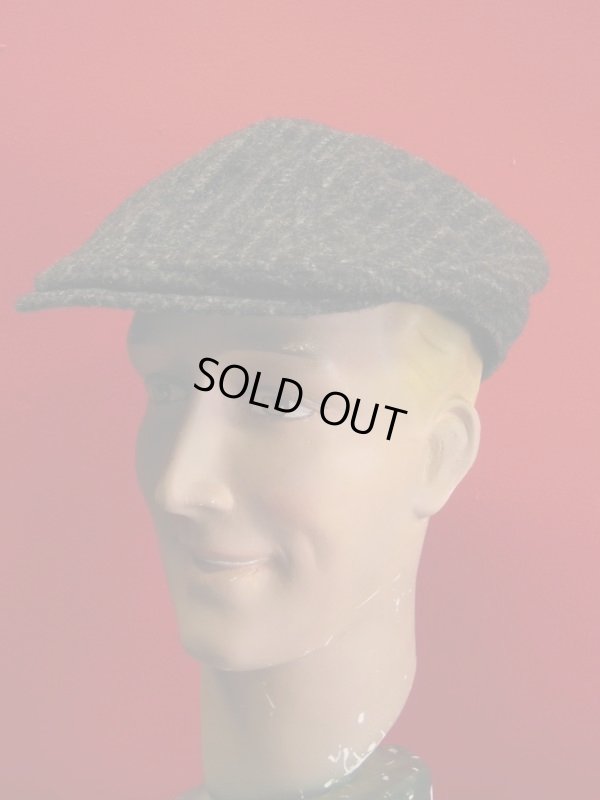 画像4: 米国製 NEW YORK HAT X WOOLRICH PINSTRIPE 1900/BLACK/ハンチングキャップ/L