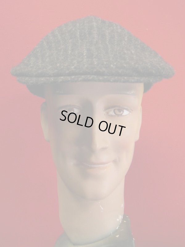 画像3: 米国製 NEW YORK HAT X WOOLRICH PINSTRIPE 1900/BLACK/ハンチングキャップ/L