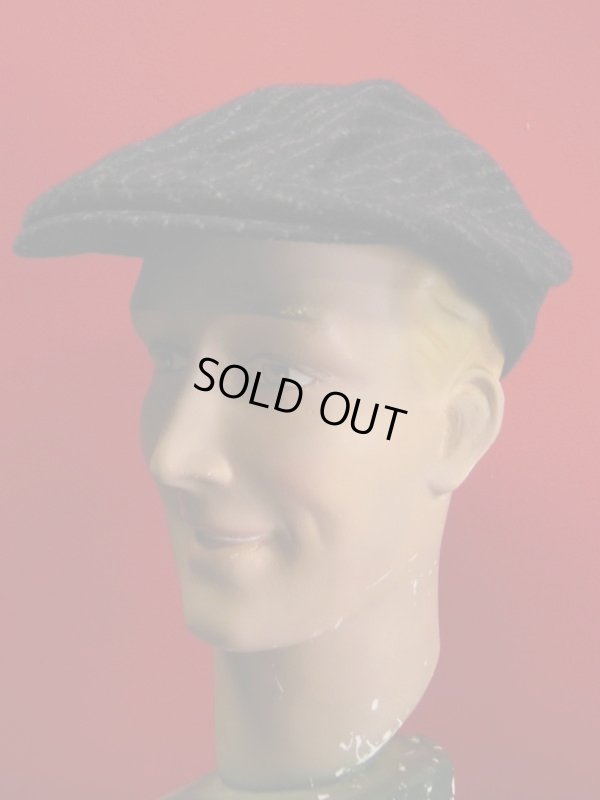 画像4: 米国製 NEW YORK HAT X WOOLRICH PINSTRIPE 1900/NAVY/ハンチングキャップ/L