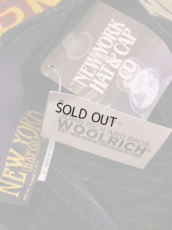 画像9: 米国製 NEW YORK HAT X WOOLRICH PINSTRIPE 1900/NAVY/ハンチングキャップ/L