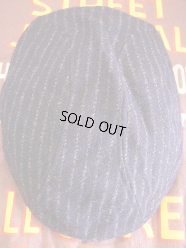 画像7: 米国製 NEW YORK HAT X WOOLRICH PINSTRIPE 1900/NAVY/ハンチングキャップ/L