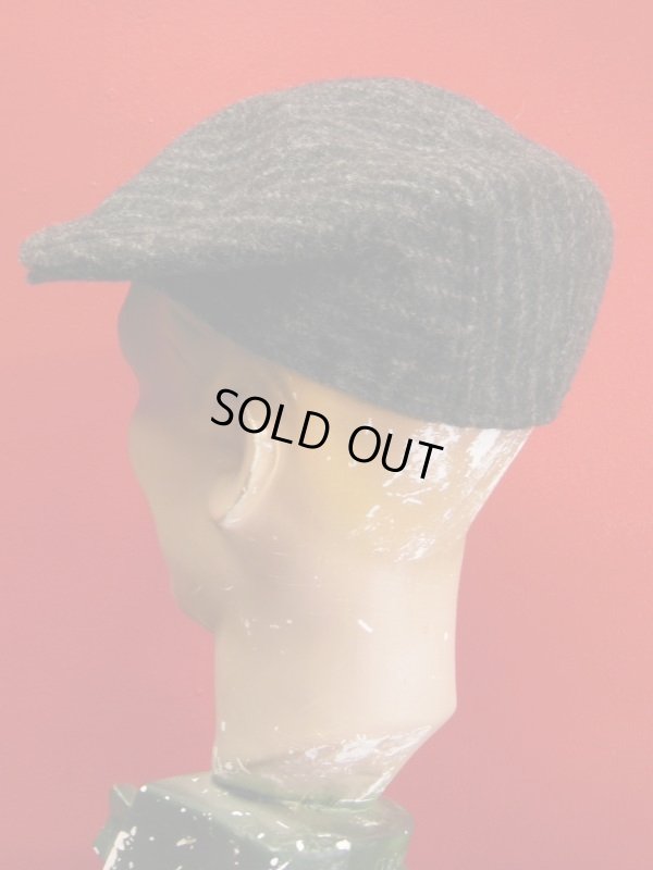 画像6: 米国製 NEW YORK HAT X WOOLRICH PINSTRIPE 1900/BLACK/ハンチングキャップ/L